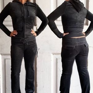 INSANE Y2K 2000s BEJEWELED TRACKSUIT NEW W TAGS 🖤 make an offer 💎